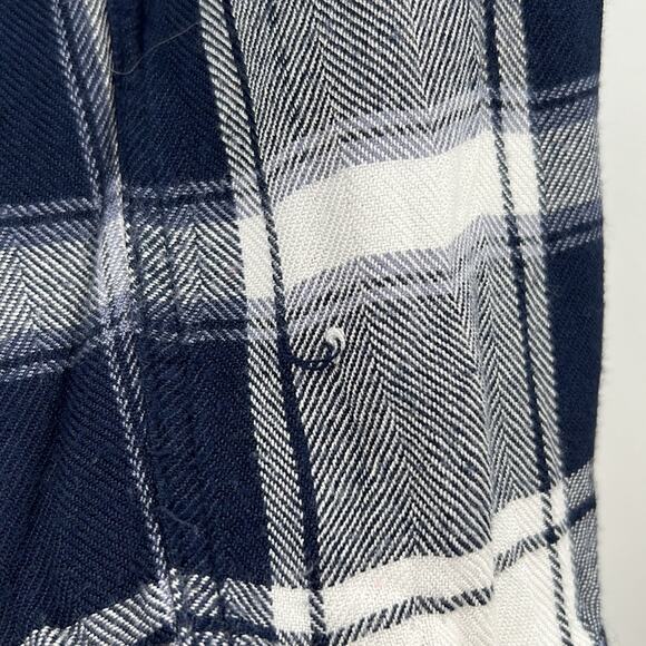 Rails Hunter Plaid Button Down - White/Navy/Fog - XS - Picture 6 of 11